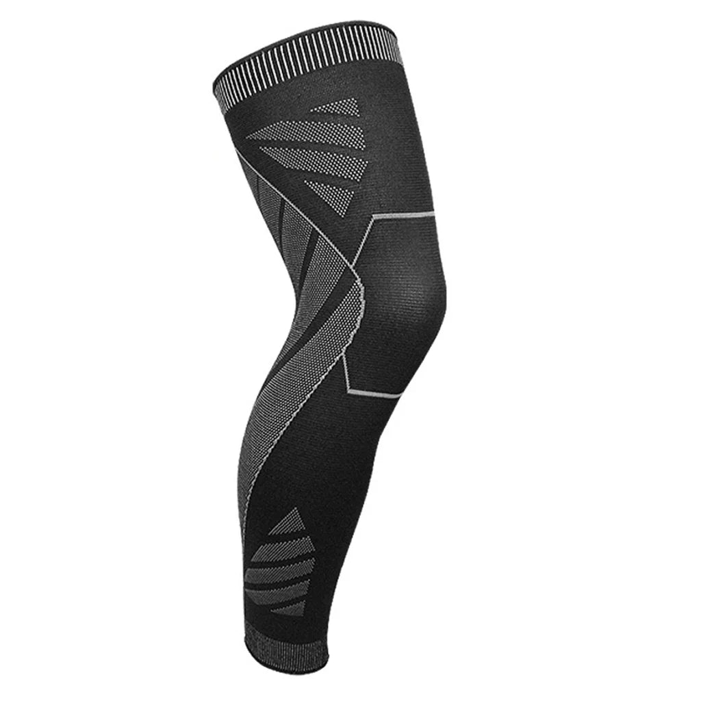 Manicotto a Compressione a Gamba Intera – Supporto Totale per Ciclismo, Corsa e Fitness