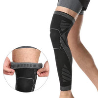 Manicotto a Compressione a Gamba Intera – Supporto Totale per Ciclismo, Corsa e Fitness