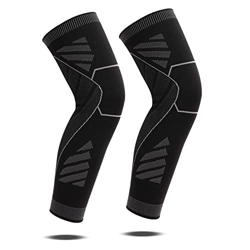 Manicotto a Compressione a Gamba Intera – Supporto Totale per Ciclismo, Corsa e Fitness